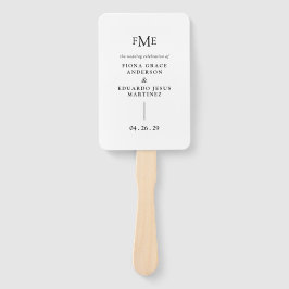 フィオナ黒白モノグラムはっきりしたズモダン結婚ス ハンドファン