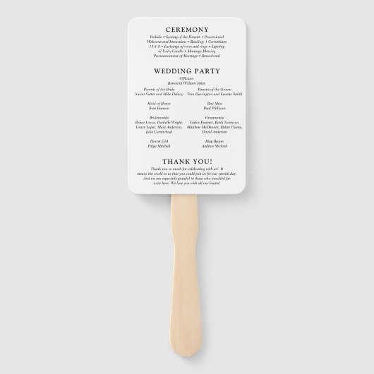 フィオナ黒白モノグラムはっきりしたズモダン結婚ス ハンドファン (裏面)