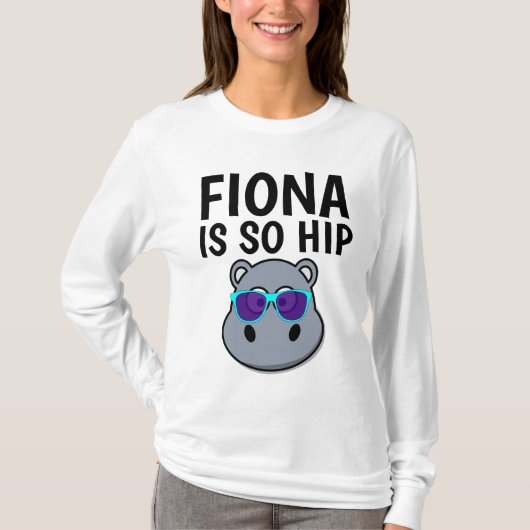 フィオナ・ヒッポはお尻Tシャツ Tシャツ (正面)