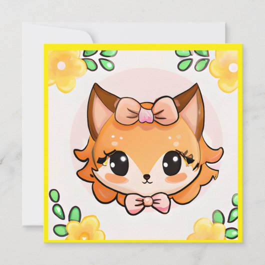 フィオナ・フォックス 招待状 (正面)