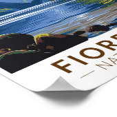 フィオルドランドナショナルパークトラベルアートヴィンテージ ポスター (角)