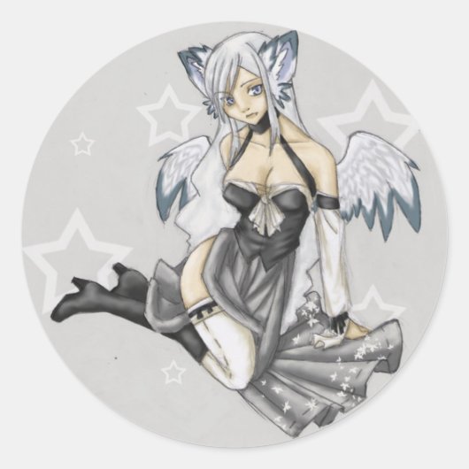 フィオーレスティッカー ラウンドシール (正面)