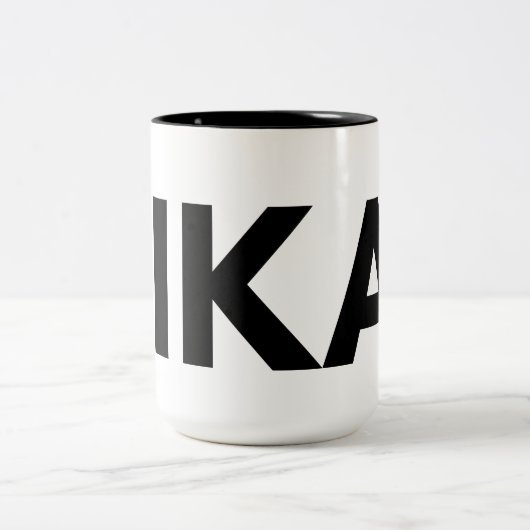 フィカはっきりしたツートーンコーヒーマグ ツートーンマグカップ (中央)