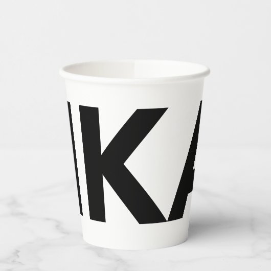 フィカはっきりした 紙コップ (左)