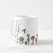 フィカインザハッピーガーデン コーヒーマグカップ (正面左)