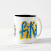 フィカドット2トーンコーヒーマグ ツートーンマグカップ (正面右)