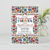 フィカラフルエスタフォークアートフローラブライダルシャワー 招待状 (スタンド正面)