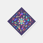 フィカラフルエスタブルー スタンダードカクテルナプキン (角)