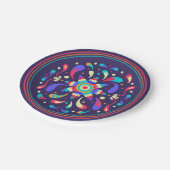 フィカラフルエスタブルー ペーパープレート (アングル)