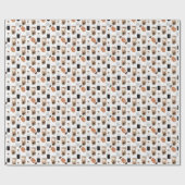 フィカ – コールドブリューズ&カルダモームバンラッピング紙 ラッピングペーパー (フラット)