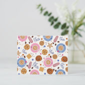 フィカ、友人とのコーヒー シーズンポストカード (スタンド正面)