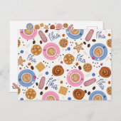 フィカ、友人とのコーヒー シーズンポストカード (正面/裏面)