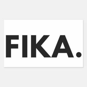 フィカ。矩形はっきりしたシール 長方形シール