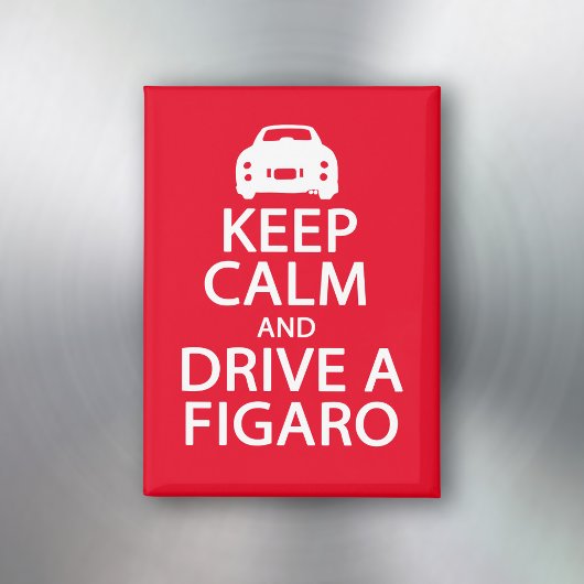フィガリ保ーズCalm and Drive a Figaro Magnet マグネット