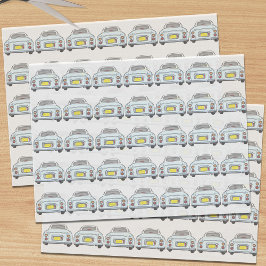 フィガレーションアクア淡い色のフィガロカーティッシュペーパー 薄葉紙