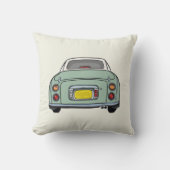 フィガレーションエメラルドグリーンフィガロカークリーム クッション (正面)