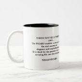 フィガレーションズ東京引用文トパーズミストフィガロカー ツートーンマグカップ (左)