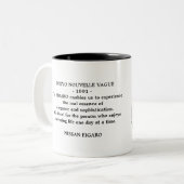 フィガレーションズ東京引用文ピンクフィガロカー ツートーンマグカップ (正面左)