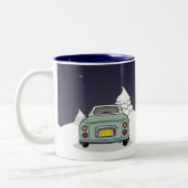 フィガレーションフィガマスホリデーグリーンフィガロカー ツートーンマグカップ (左)