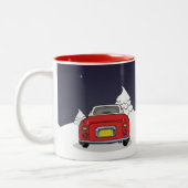 フィガレーションフィガマスホリデーレッドフィガロカー ツートーンマグカップ (左)