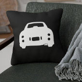 フィガレーションフィガロカーシルエット白黒 クッション