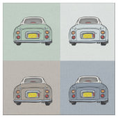 フィガレーションフィガロカーパターン生地 ファブリック (クローズアップ)