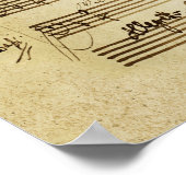 フィガロのモーツァルトの結婚プリント ポスター (角)