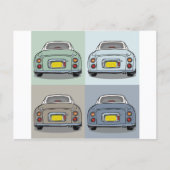 フィガロの季節の車はがき ポストカード (正面)