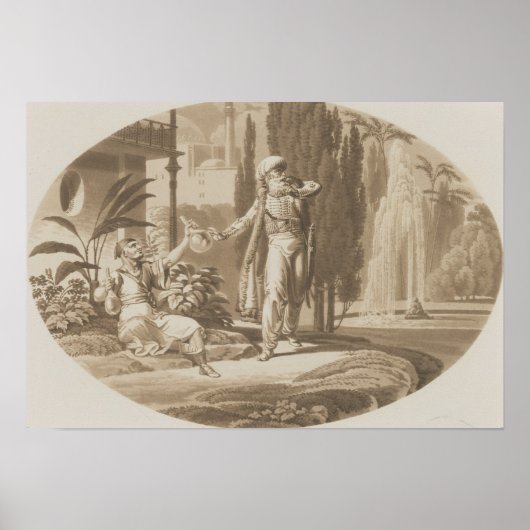 「フィガロの結婚」の場面 ポスター (正面)