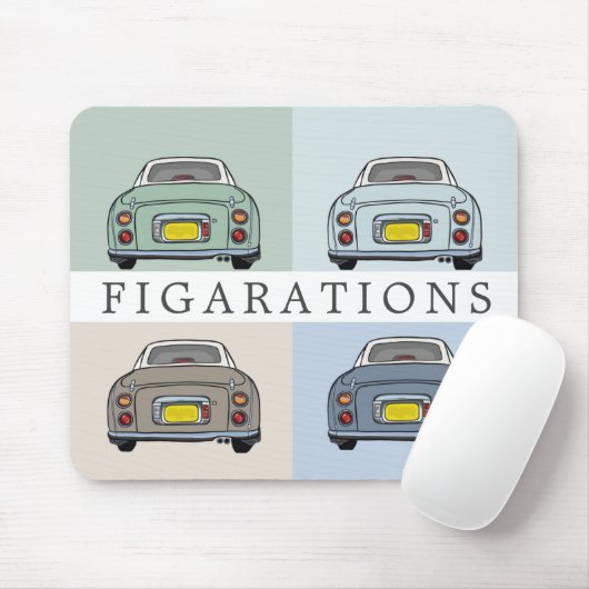 フィガロ車のフィギュアパーソナライズされたンス マウスパッド (マウス)