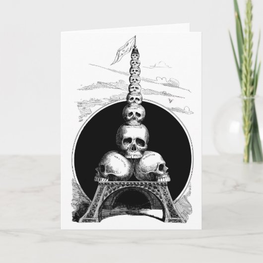 フィガロ。エッフェル墓地 カード (正面)