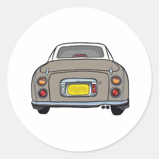 フィガロ・カーマーケット・スクラップブック　トパーズミスト ラウンドシール (正面)