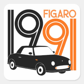 フィガロ・ステッカー スクエアシール