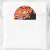 フィガロ・ステッカー ラウンドシール (バッグ)