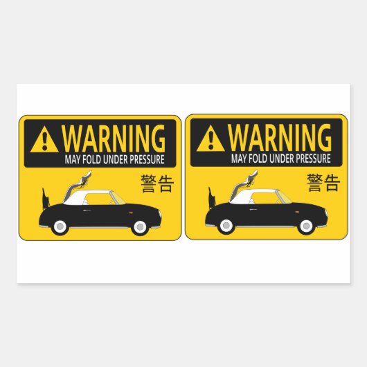 フィガロ・ステッカー 長方形シール (正面)