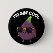 フィギクールンおもしろいフィグフードPun Dark BG 缶バッジ (正面)