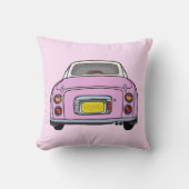 フィギュアかわいいピンクのフィガロ車 クッション (正面)