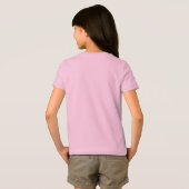 フィギュアスケートが容易な…女の子のTシャツ Tシャツ (裏面フル)