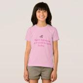 フィギュアスケートが容易な…女の子のTシャツ Tシャツ (正面フル)