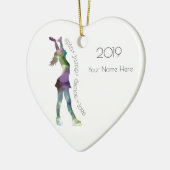 フィギュアスケートのオーナメント セラミックオーナメント (左)