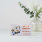 フィギュアスケートのコーチかトレーナーまたはクラブ所有者 名刺 (スタンド正面)