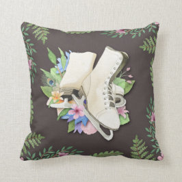 フィギュアスケートのデザインの装飾用クッション クッション