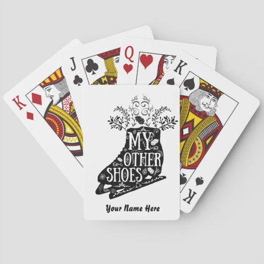 フィギュアスケートのトランプ トランプ (裏面)