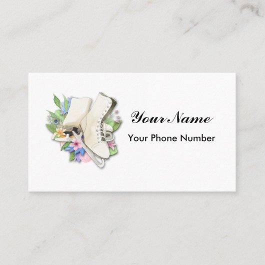 フィギュアスケートの名刺 名刺 (正面)