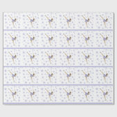 フィギュアスケートのGiftware ラッピングペーパー (フラット)