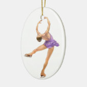 フィギュアスケート選手のオーナメント セラミックオーナメント (左)