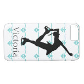 フィギュアスケート選手のパーソナライズなiPhone 7の場合 Case-Mate iPhoneケース (裏面(横))