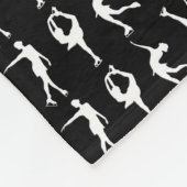 フィギュアスケート選手のフリースブランケット フリースブランケット (角)