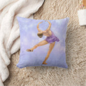 フィギュアスケート選手の枕 クッション (ブランケット)
