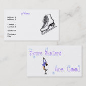 フィギュアスケート選手はクールです 名刺 (正面/裏面)